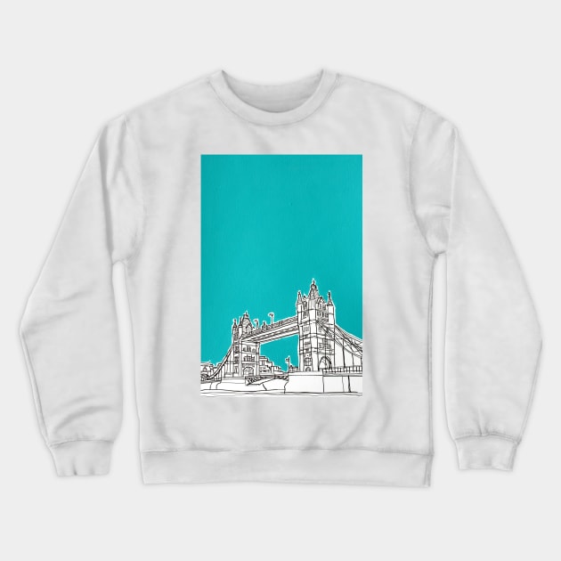 Tower Bridge ( London ) Crewneck Sweatshirt by AdamRegester